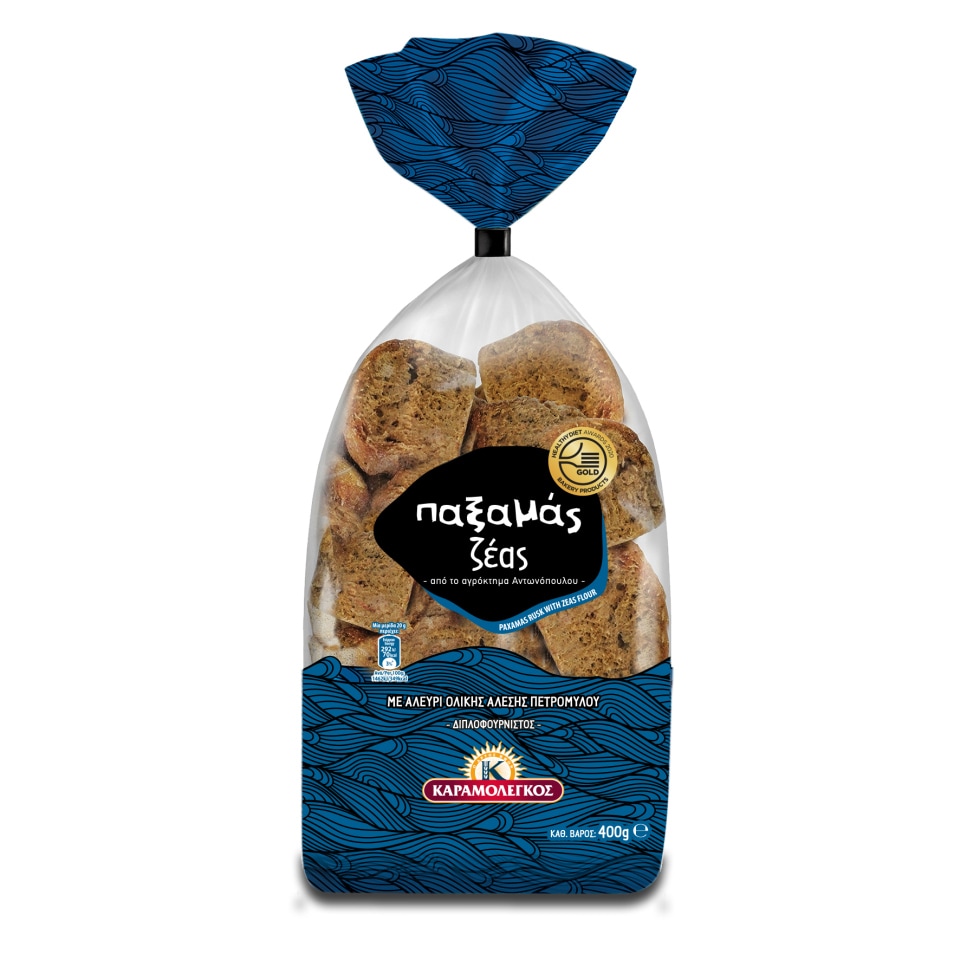 ΚΑΡΑΜΟΛΕΓΚΟΣ Παξαμάς Ζέας 400g