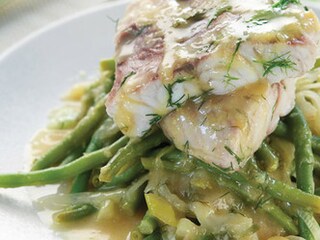 Φασολάκια με ψάρι