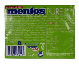 MENTOS | GUMS LIMEMINT 30 GR