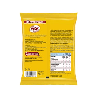 PICK CRACKERS | Κράκερς Mini Pick Classic 70g