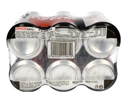 COCA COLA | ZERO | ΑΝΑΨΥΚΤΙΚΟ COLA 6 X 375 ML