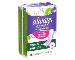 ALWAYS | Σερβιέτες Discreet Normal 12 Τεμάχια