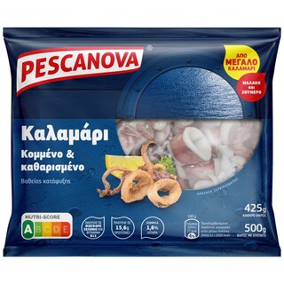 PESCANOVA | Καλαμάρι Κομμένο & Καθαρισμένο Ινδίας 425g