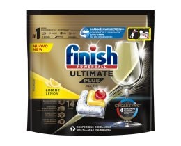 FINISH | Κάψουλες Πλυντηρίου Πιάτων Ultimate Plus Allin1 Λεμόνι 14 Τεμάχια