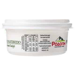 ΡΟΔΟΠΗ | Γιαούρτι Κατσικίσιο Βιολογικό Παραδοσιακό 240g