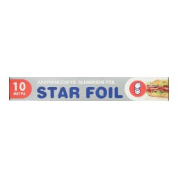 STAR | Αλουμινόχαρτο 10mx29cm 1 Τεμάχιο
