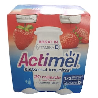 ACTIMEL | Ρόφημα Γιαουρτιού Φράουλα 4x93.5ml