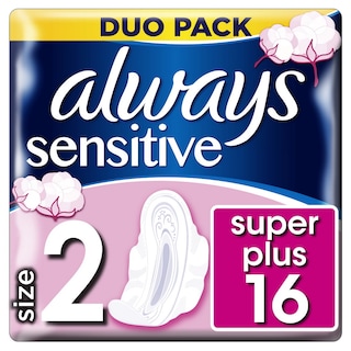 ALWAYS | Σερβιέτες Ultra Sensitive Long Super Plus 16 Τεμάχια