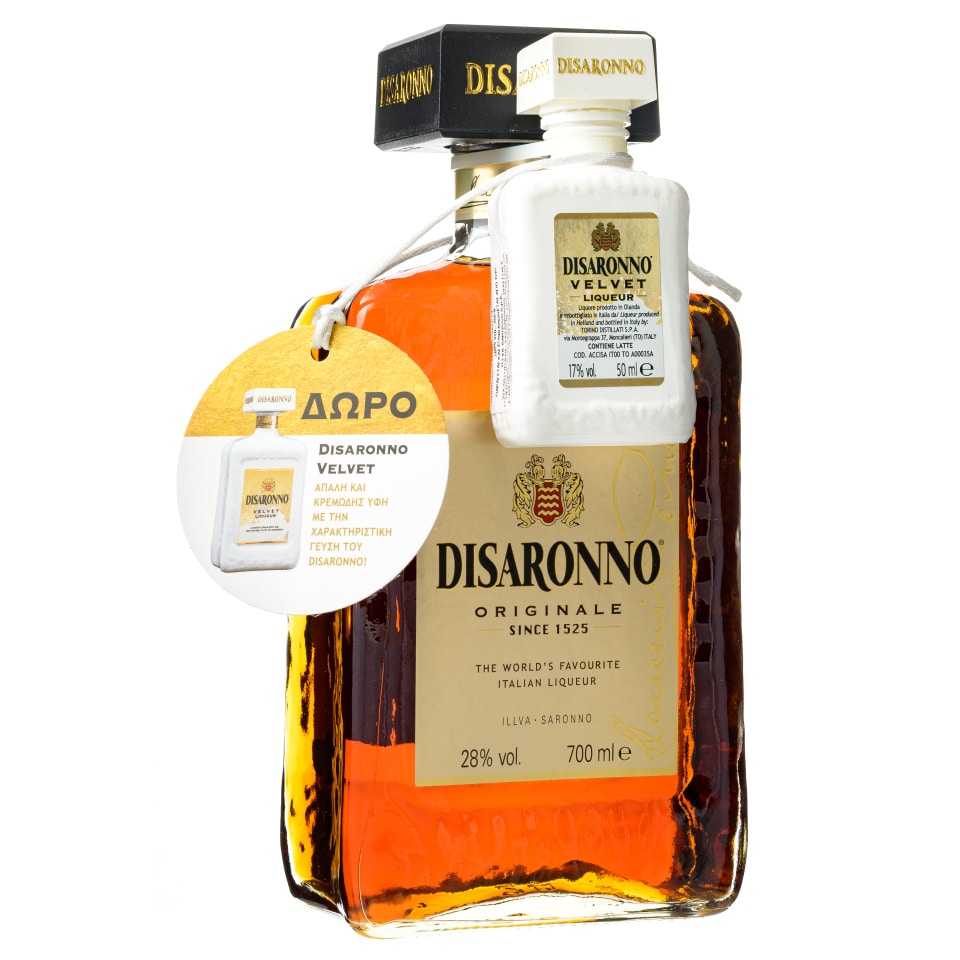 DISARONNO Λικέρ Disaronno Originale 700ml + Velvet 50ml