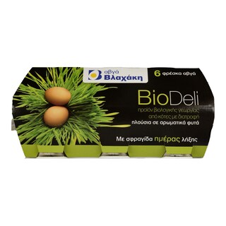 ΒΛΑΧΑΚΗΣ | Αυγά Biodeli Βιολογικά Medium 6 Τεμάχια