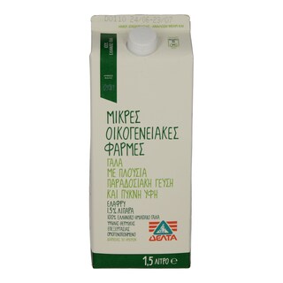 ΜΙΚΡΕΣ ΟΙΚΟΓΕΝΕΙΑΚΕΣ ΦΑΡΜΕΣ | ΓΑΛΑ ΥΨΗΛΗΣ ΠΑΣΤΕΡΙΩΣΗΣ ΕΛΑΦΡΥ 1, 5 LT 200GR ΔΩΡΟ