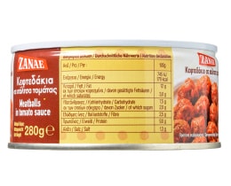 ΖΑΝΑΕ | Ready Meal Canned Meatballs 280g