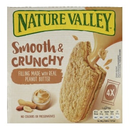NATURE VALLEY | Μπισκότα Βρώμης Φυστικοβούτυρο 4 X 38gr