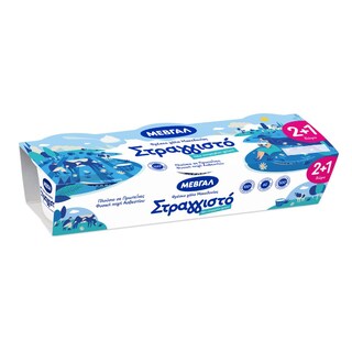 ΜΕΒΓΑΛ | Γιαούρτι Στραγγιστό Πλήρες 3x170g 2+1 Δώρο