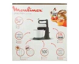 MOULINEX | Μίξερ Χειρός Prep Mix με Κάδο 500W 1 Τεμάχιο