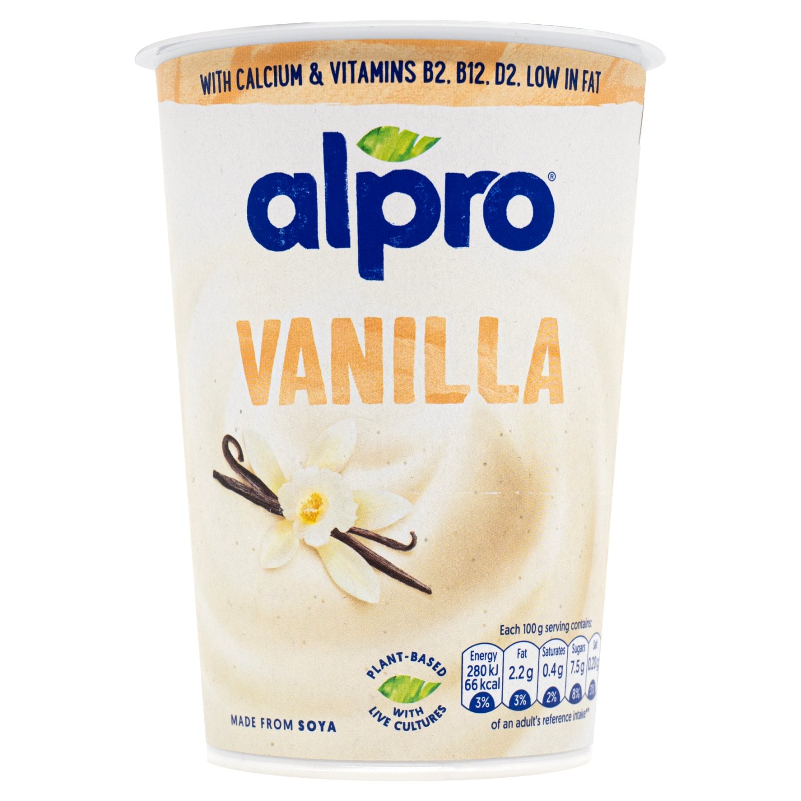 ALPRO Φυτικό Επιδόρπιο Σόγιας Βανίλια 500g