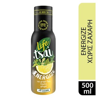 LIFE | Ice Tea Λεμόνι Ginger 0% Ζάχαρη 500ml