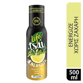 LIFE | Ice Tea Λεμόνι Ginger 0% Ζάχαρη 500ml