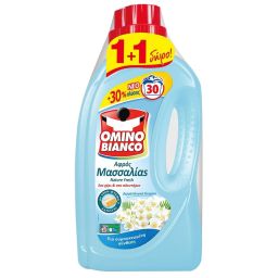 OMINO BIANCO | Υγρό Πλυντηρίου Ρούχων Αφρός Μασσαλίας Nature Fresh 30 Μεζούρες 1+1 Δώρο (1+1)