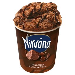 NIRVANA | Παγωτό Σοκολάτα Με Κομμάτια Σοκολάτας 850 ml