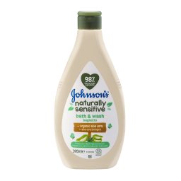 JOHNSON | Αφρόλουτρο Naturally Sensitive 395ml