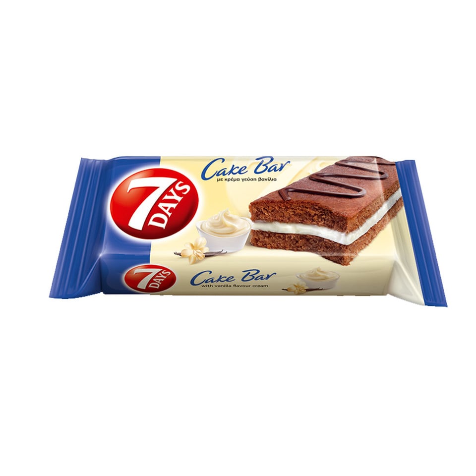 7DAYS Cake Bar Βανίλια 32gr