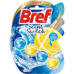 BREF | POWER ACTIVE | Καθαριστικό Τουαλέτας WC Block Scent Switch Marine & Citrus 50g