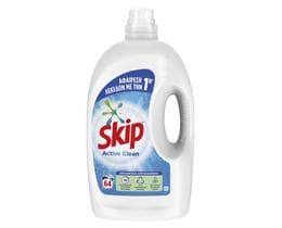 SKIP | Υγρό Πλυντηρίου Ρούχων Active Clean 64 Μεζούρες