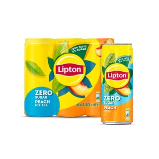 LIPTON | Ice Tea Ροδάκινο Χωρίς Ζάχαρη 6x330ml