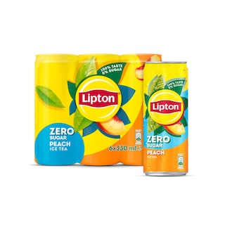 LIPTON | Ice Tea Ροδάκινο Χωρίς Ζάχαρη 6x330ml