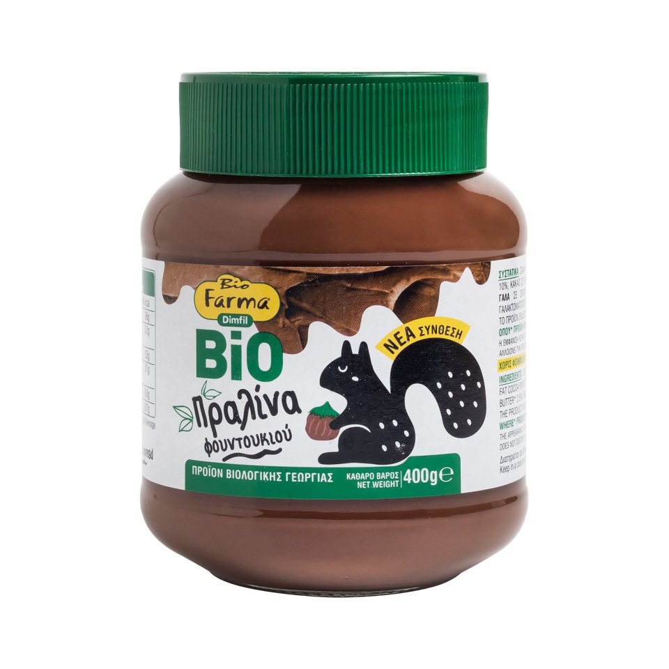 BIO FARMA Πραλίνα Φουντουκιού Bio 400g