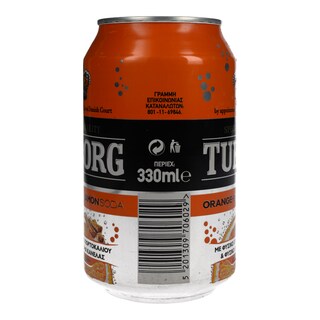 TUBORG | TUBORG ΣΟΔΑ ΠΟΡΤ/ ΚΑΝΕΛΑ Κ/Τ 330ML  330ML
