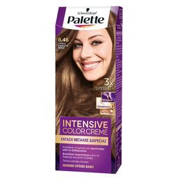 PALETTE | Βαφή Μαλλιών Intensive Color Creme 8.46 Ξανθό Ανοιχτό Μπέζ 1 Τεμ.