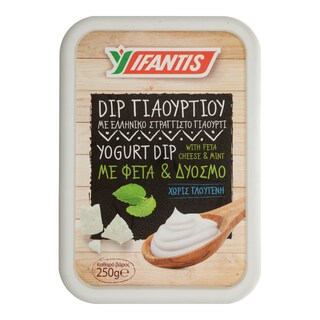 ΥΦΑΝΤΗΣ | ΝΤΙΠ ΓΙΑΟΥΡΤΙΟΥ ΜΕ ΦΕΤΑ & ΔΥΟΣΜΟ 250 GR