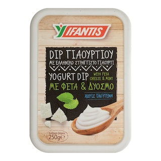 ΥΦΑΝΤΗΣ | ΝΤΙΠ ΓΙΑΟΥΡΤΙΟΥ ΜΕ ΦΕΤΑ & ΔΥΟΣΜΟ 250 GR