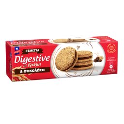 Μπισκότα Γεμιστά Digestive με Βρώμη & Σοκολάτα 250g