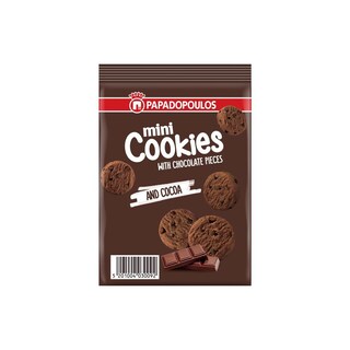 MINI COOKIES | ΜΠΙΣΚΟΤΑ ΜΕ KOMΑΤΑΚΙΑ ΔΙΠΛΗΣ ΜΑΥΡΗΣ ΣΟΚΟΛΑΤΑΣ 70 GR