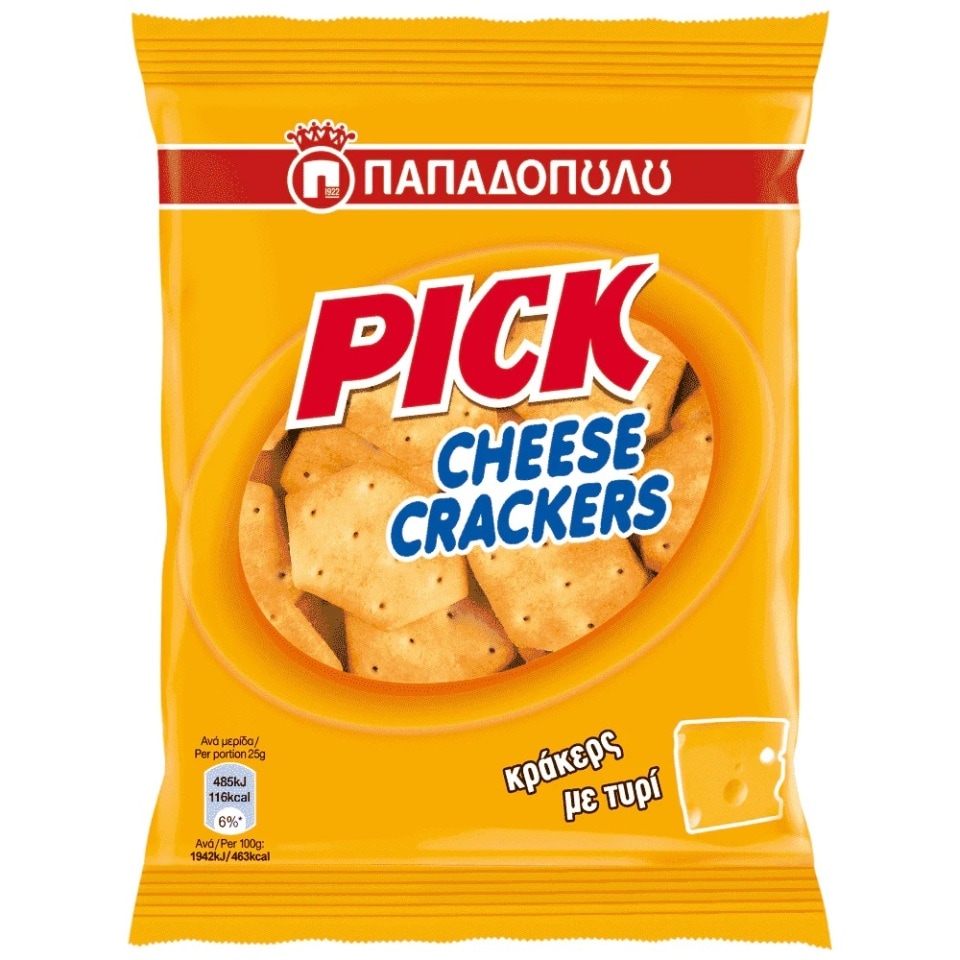 PICK CRACKERS Κράκερς Pick Cheese Crackers 45g