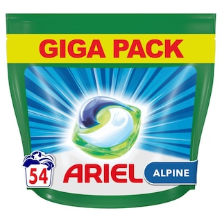 ARIEL | Kάψουλες Πλυντηρίου Ρούχων Allin1 Pods Alpine 54 Τεμάχια