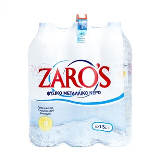 ZAROS | Νερό Φυσικό Μεταλλικό 6x1.5lt