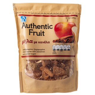 ΑΒ | Αποξηραμένα Φρούτα Μήλα Ζαχαρωμένα με Κανέλα 200g