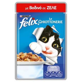 FELIX | Γατοτροφή AGAIL Βοδινό σε Ζελέ 100g