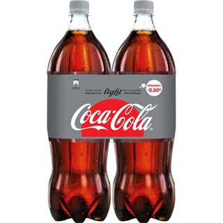 COCA COLA | LIGHT | ΑΝΑΨΥΚΤΙΚΑ COCA COLA LIGHT 2X1.5LT 0.50E