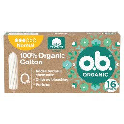 O.B. | Ταμπόν Organic Normal 16 Τεμάχια