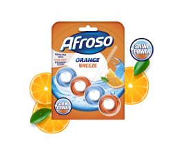 AFROSO | Καθαριστικό Block Τουαλέτας Orange Breeze 40g