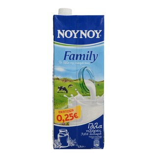 ΝΟΥΝΟΥ | FAMILY | ΓΑΛΑ ΥΨΗΛΗΣ ΠΑΣΤΕΡΙΩΣΗΣ ΠΛΗΡΕΣ 1.5LT