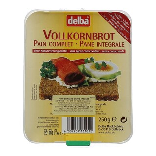 DELBA | ΑΡΤΟΣΚΕΥΑΣΜΑ RYE BREAD 250 GR