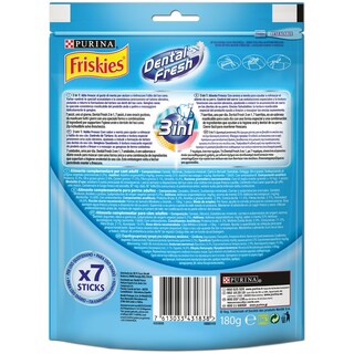 FRISKIES | DENTAL FRESH | ΣΚΥΛΟΤΡΟΦΗ ΓΙΑ ΜΕΣΑΙΟΥΣ ΚΑΙ ΜΕΓΑΛΟΣΩΜΟΥΣ ΣΚΥΛΟΥΣ 180 GR