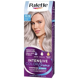 PALETTE | Βαφή Μαλλιών 10.19 Κατάξανθο Ψυχρό Σαντρέ 1 Τεμάχιο