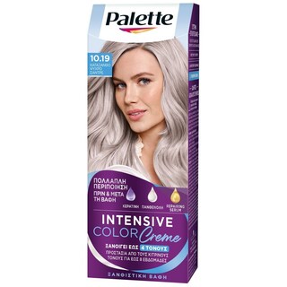 PALETTE | Βαφή Μαλλιών 10.19 Κατάξανθο Ψυχρό Σαντρέ 1 Τεμάχιο